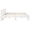 vidaXL with Drawer White 200 x 200 cm Wood