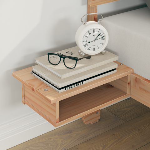 vidaXL with Headboard Brown 200 x 200 cm Solid pine wood