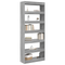 vidaXL Bookcase Grey sonoma 80 x 30 x 198 cm Engineered wood