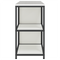 vidaXL with Shelf with Storage with Door Adjustable 2 pcs White Cold-rolled steel