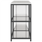 vidaXL with Shelf with Storage with Door Adjustable 2 pcs Stainless steel