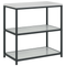 vidaXL with Shelf with Storage with Door Adjustable 2 pcs Galvanised steel