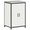 vidaXL Kitchen Storage Set with Shelf with Storage with Door Adjustable 2 pcs White 150 x 50 x 92 cm