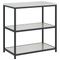 vidaXL Kitchen Storage Set with Shelf with Storage with Door Adjustable 2 pcs Sliver 150 x 50 x 92 cm