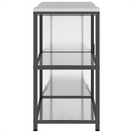 vidaXL Kitchen Storage Set with Shelf with Storage with Door Adjustable 2 pcs Sliver 150 x 50 x 92 cm