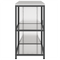 vidaXL Kitchen Storage Set with Shelf with Storage with Door Adjustable 2 pcs Sliver 150 x 50 x 92 cm
