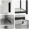 vidaXL Kitchen Storage Set with Shelf with Storage with Door Adjustable 2 pcs Sliver 150 x 50 x 92 cm