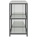 vidaXL Kitchen Storage Set with Shelf with Storage with Door Adjustable 2 pcs Sliver 150 x 50 x 92 cm