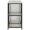 vidaXL Kitchen Storage Set with Shelf with Storage with Door Adjustable 2 pcs Sliver Stainless steel