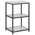 vidaXL Kitchen Storage Set with Shelf with Storage with Door Adjustable 2 pcs Sliver Galvanised steel