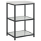 vidaXL Kitchen Storage Set with Shelf with Storage with Door Adjustable 2 pcs Sliver Galvanised steel
