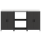 vidaXL Kitchen Storage Set with Shelf with Storage with Door 3 pcs Black 180 x 50 x 92 cm