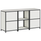 vidaXL Kitchen Storage Set with Shelf with Storage with Door 3 pcs White 180 x 50 x 92 cm