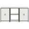 vidaXL Kitchen Storage Set with Shelf with Storage with Door 3 pcs White 180 x 50 x 92 cm