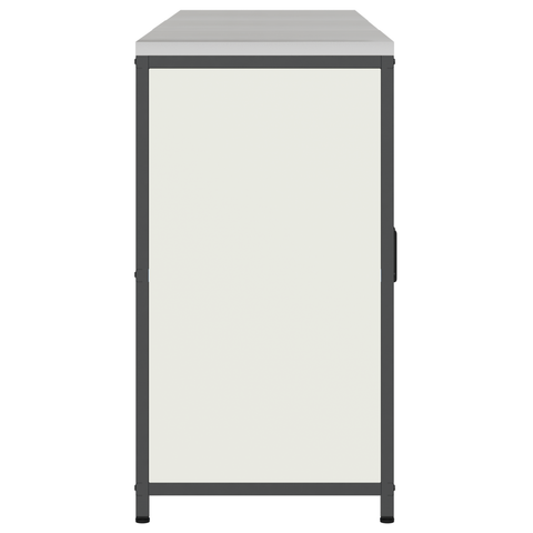 vidaXL Kitchen Storage Set with Shelf with Storage with Door 3 pcs White 180 x 50 x 92 cm