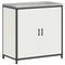 vidaXL with Shelf Other with Storage with Door 3 pcs White Cold-rolled steel