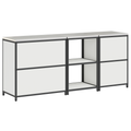 vidaXL with Shelf Other with Storage with Door 3 pcs White Cold-rolled steel
