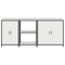 vidaXL with Shelf Other with Storage with Door 3 pcs White Cold-rolled steel