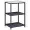 vidaXL with Shelf Other with Storage with Door 3 pcs Anthracite Cold-rolled steel