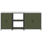 vidaXL with Shelf Other with Storage with Door 3 pcs Olive Green Cold-rolled steel