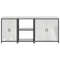 vidaXL with Shelf Other with Storage with Door 3 pcs Galvanised steel