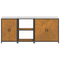 vidaXL with Shelf Other with Storage with Door 3 pcs Rusty Weathering steel
