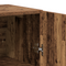 vidaXL Highboard with Shelf Wall-mounted with Storage with Door Old wood Medium Engineered wood