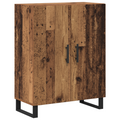 vidaXL Highboard with Shelf Wall-mounted with Storage with Door Old wood Medium Engineered wood