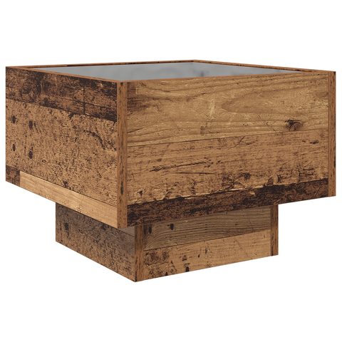 vidaXL Storage Cabinet Old wood 40 x 40 x 30 cm Engineered wood, Glass
