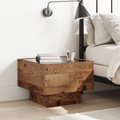 vidaXL Storage Cabinet Old wood 40 x 40 x 30 cm Engineered wood, Glass