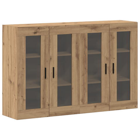 vidaXL Wall Mounted Cabinets 2 pcs Artisan Oak 69.5x34x90 cm Engineered Wood