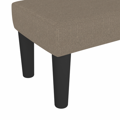 vidaXL Bench Taupe 70x30x30 cm Fabric