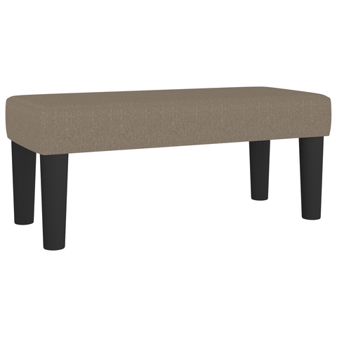 vidaXL Bench Taupe 70x30x30 cm Fabric