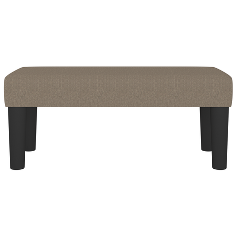 vidaXL Bench Taupe 70x30x30 cm Fabric