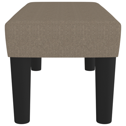 vidaXL Bench Taupe 70x30x30 cm Fabric