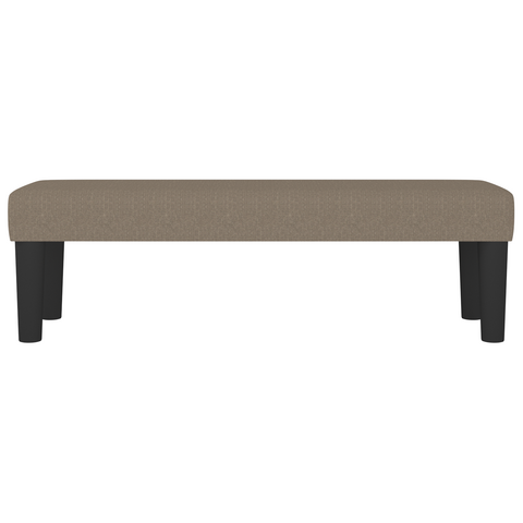 vidaXL Bench Taupe 100x30x30 cm Fabric