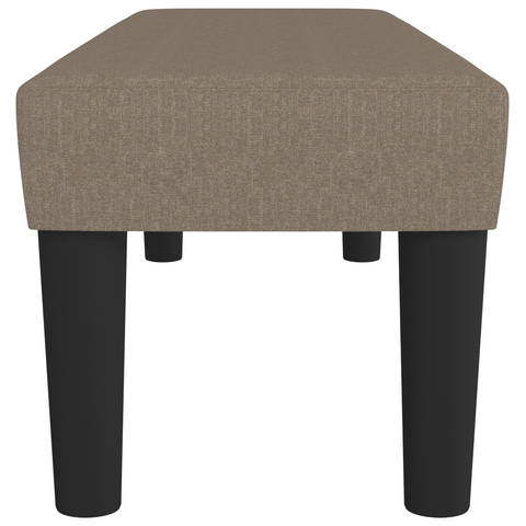 vidaXL Bench Taupe 100x30x30 cm Fabric