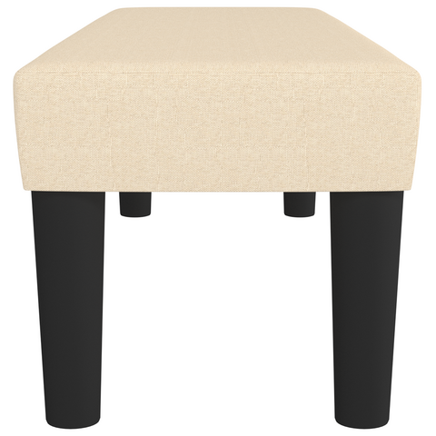 vidaXL Bench Cream 100x30x30 cm Fabric