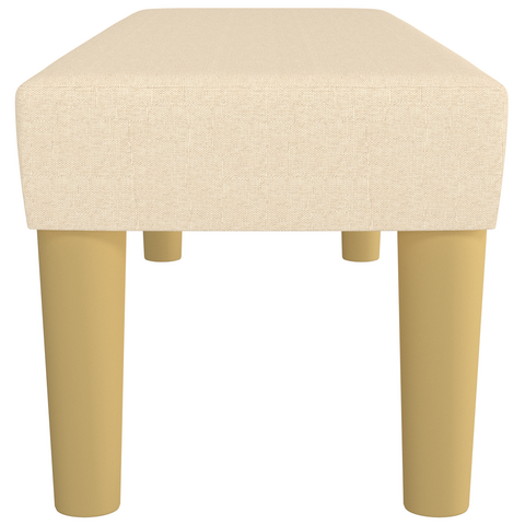 vidaXL Bench Cream 100x30x30 cm Fabric