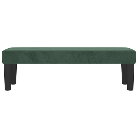vidaXL Bench Light Grey 70x30x30 cm Velvet Dark Green Velvet, Wood