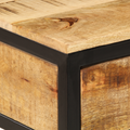 vidaXL Bedside Cabinet 40x35x50 cm Solid Wood Rough Mango