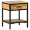 vidaXL Bedside Cabinet 40x35x50 cm Solid Wood Rough Mango