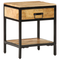vidaXL Bedside Cabinet 40x35x50 cm Solid Wood Rough Mango