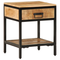 vidaXL Bedside Cabinet 40x35x50 cm Solid Wood Rough Mango