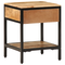 vidaXL Bedside Cabinet 40x35x50 cm Solid Wood Rough Mango
