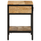 vidaXL Bedside Cabinet 40x35x50 cm Solid Wood Rough Mango