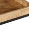 vidaXL Side Table 35x35x45 cm Solid Wood Rough Mango