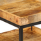 vidaXL Side Table 45x45x45 cm Solid Wood Rough Mango