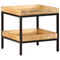 vidaXL Side Table 45x45x45 cm Solid Wood Rough Mango