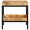 vidaXL Side Table 45x45x45 cm Solid Wood Rough Mango